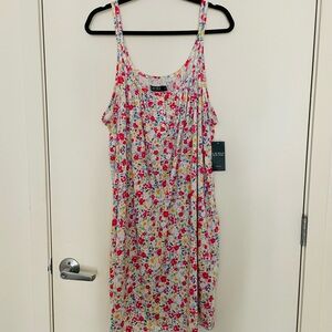 Lauren Ralph Lauren Women's 2X Chemise nightgown Tank  Sleepwear Floral Print